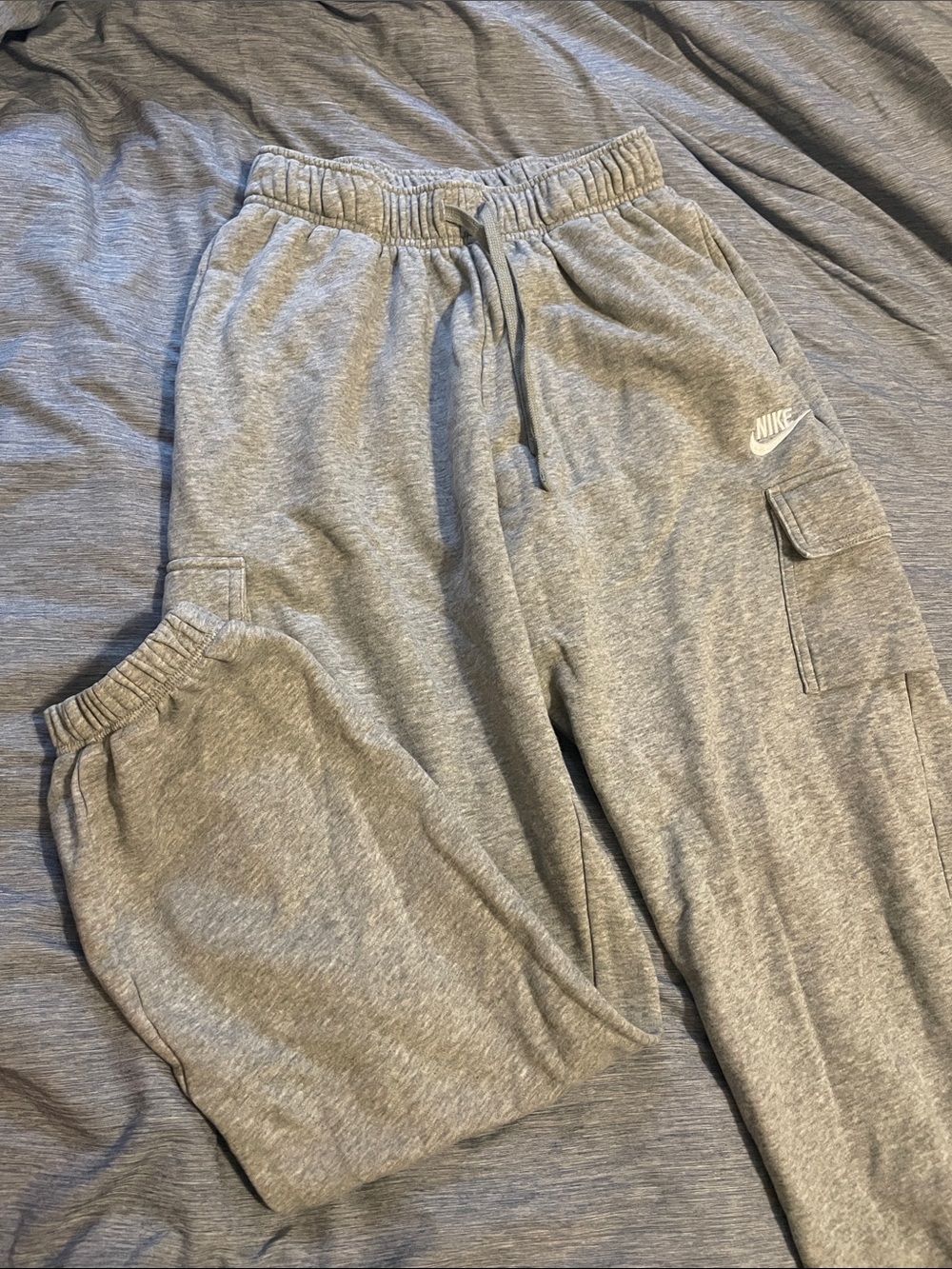 Nike Light Gray Cargo Sweats